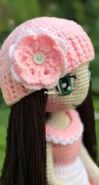 Tannias Craft - Tannia Mejia - Judith Doll in Pink Outfit