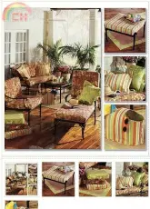 Butterick-B4759-Sewing Pattern Cushions/Covers, Rug Border & Storage Bag