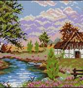 Hafty Polskie 383 Landscape with River