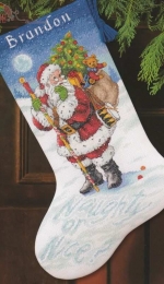 Dimensions 8806 Naughty or Nice Stocking
