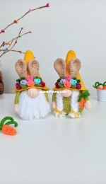 Plyushki Toys Patterns - Easter Gnome Bunny