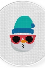 Daily Cross Stitch - Cool Snowman