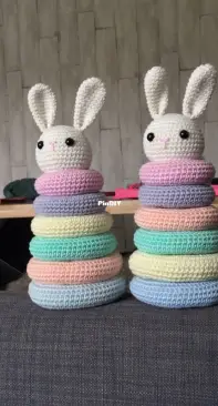 Stacking toy rabbit