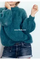 Sarah Jumper - club knit - oversize mohair sweater