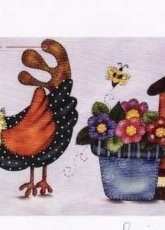 Frynn-PT3-Felt Chickens /Spanish