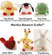 Martha Stewart Crafts: Duck, Pinguin, Frog, Bird, Giraffe & Bunny