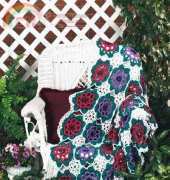 Crochet World Magazine - Arabesque Crochet Afghan by Eileen Ray - Free