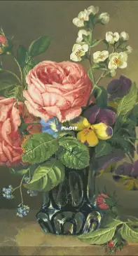 EstE 078 Roses in a Blue Vase XSD