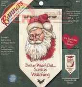 Dimensions - Banners 8625 Santa's Watching XSD