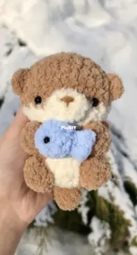 Pixie Plushies - Lorettas Loops - Baby Sea Otter