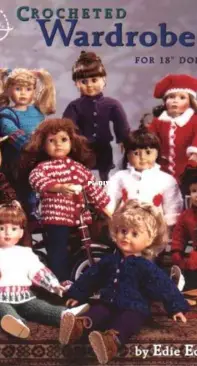 American School of Needlework #1278 - Crocheted Wardrobe for 18 inch Dolls by Edie Eckman