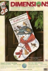Dimensions 8779 - Emmas Friends Stocking
