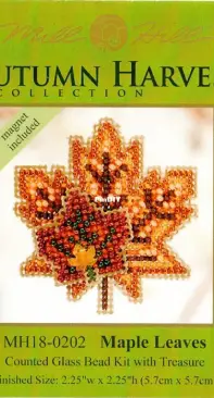Mill Hill - Autumn Harvest Collection MH18-0202 Maple Leaves XSD