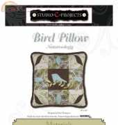 Studio Fabrics-Bird Pillow-Natureology-Free Pattern