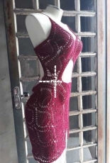 crocheted dress