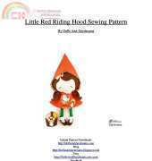 Dolls and Daydreams-Little Red Riding Hood Sewing Pattern