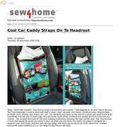 Sew4Home - Cool Car Caddy Straps On To Headrest - 2012-05-18