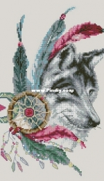 Luca-S PB-143 - Wolf Pillow XSD