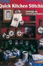 Leisure Arts Leaflet 2130 - Quick Kitchen Stitchin' by Lorraine Birmingham