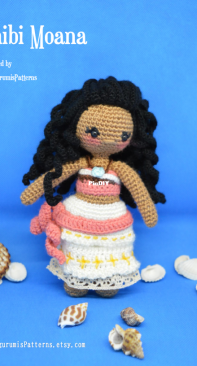 Chibigurumis Patterns - Saray Núñez Calvente - Chibi Moana - Free