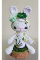 Greenny - Amigurumi Bunny