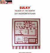 Sulky - Block of the Month - Redwork Kitchen- German