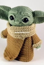1upcrochet - Ashe - Baby Yoda - Free