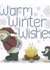 Waxing Moon Designs ML8 Warm Winter Wishes, Christmas