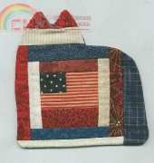 "Americana Cat" Primitive Finished Doll
