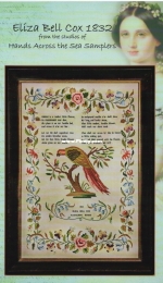 Hands Across the Sea Samplers - Eliza Bell Cox 1832