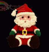 TD Creations 7277 - 16 inches Santa Doll - Crafters Collectible Soft Sculpture Series