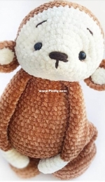 Crochet Wonders Design - Olga Kurchenko - Monkey 36cm