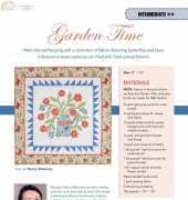 Fons & Porter's-Garden Time-Free Wall Hanging Quilt Pattern