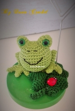 Frog photo frame