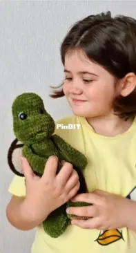 Crochet Wonders Design - Olga Kurchenko - Turtle - Russian