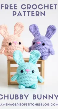 A Menagerie of Stitches - Lauren Espy - Chubby Bunny - Free
