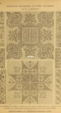 Album de Broderies au Point de Croix I par Theresa Dillmont, pattern 208
