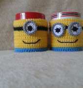 Crocheted Coffee Mug Cozy Despicable Me