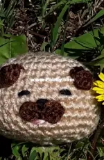 Osage County Crochet - Sadie Sheppard - Biscuit The Pug - Free