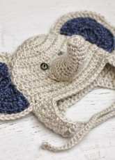 Repeat Crafter Me - Sarah Zimmerman- Baby Elephant Crochet Hat - English - Free