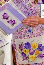 Spring Kitchen - Crocus by Lesley Teare from Cross Stitch Collection 166 XSD