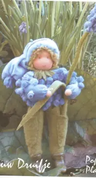 Pop en Plank - Blauw Druifje - Blue Grape - Dutch