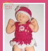 little baby crocheted
