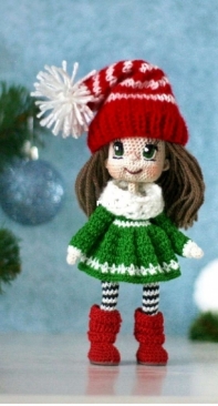 AlenkorToys - Elena Kuznetsova - New Year Set of Clothes for Arina - Russian