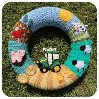 Laura Loves Crochet - Laura Sutcliffe - Farming Wreath