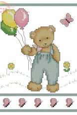 Leisure Arts 348 Teddies  - Balloon Teddy
