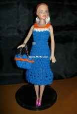 Maguinda Bolsón - Ingrid dress and bag set for dolls