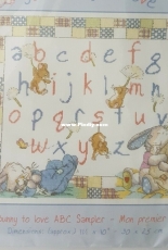DMC BL 751-51 / BL751-51 - Somebunny to Love ABC Sampler XSD