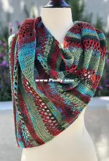 Wildfiber Studio - Jennifer Shackleford - Spring Crawl Shawl - Free