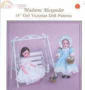 Madame Alexander- 14" Girl Victorian Doll patterns